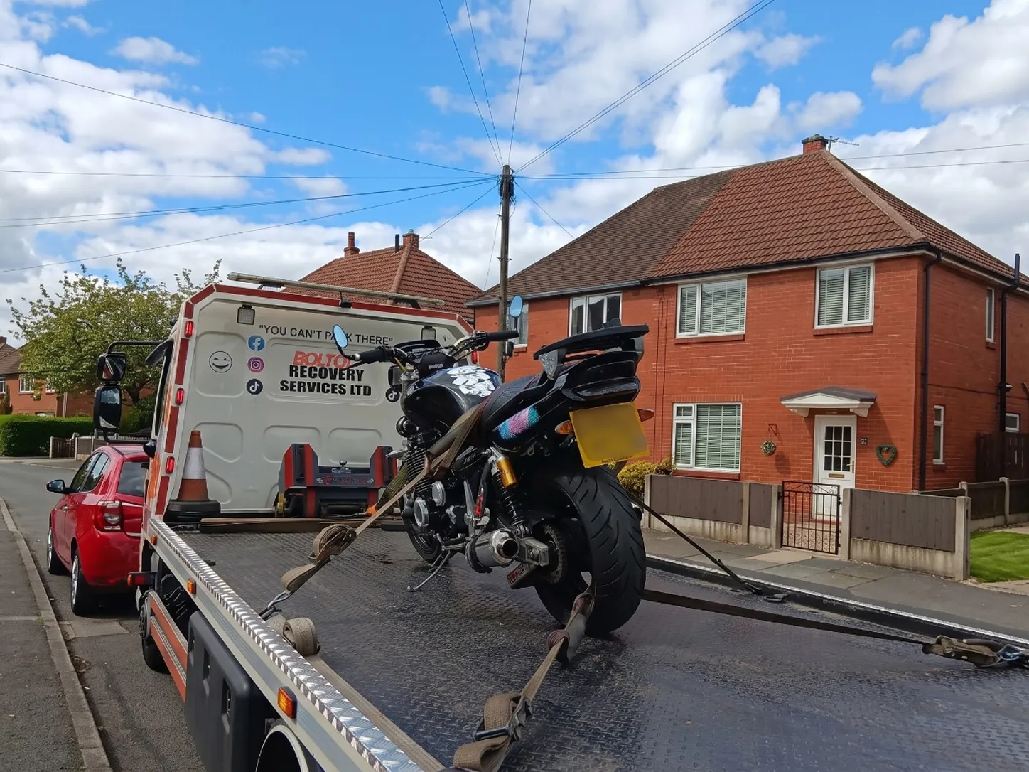 Motorbike Recovery — 24/7 Across Bolton & the North West England